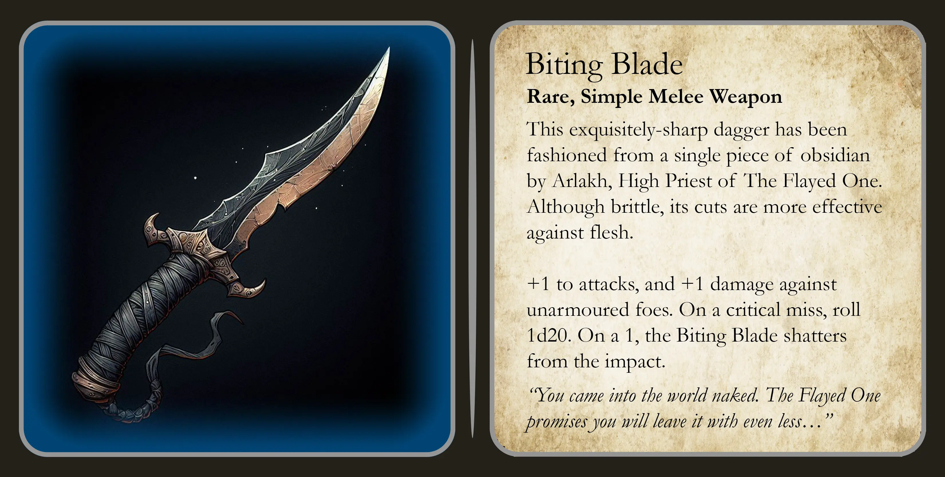 Biting Blade