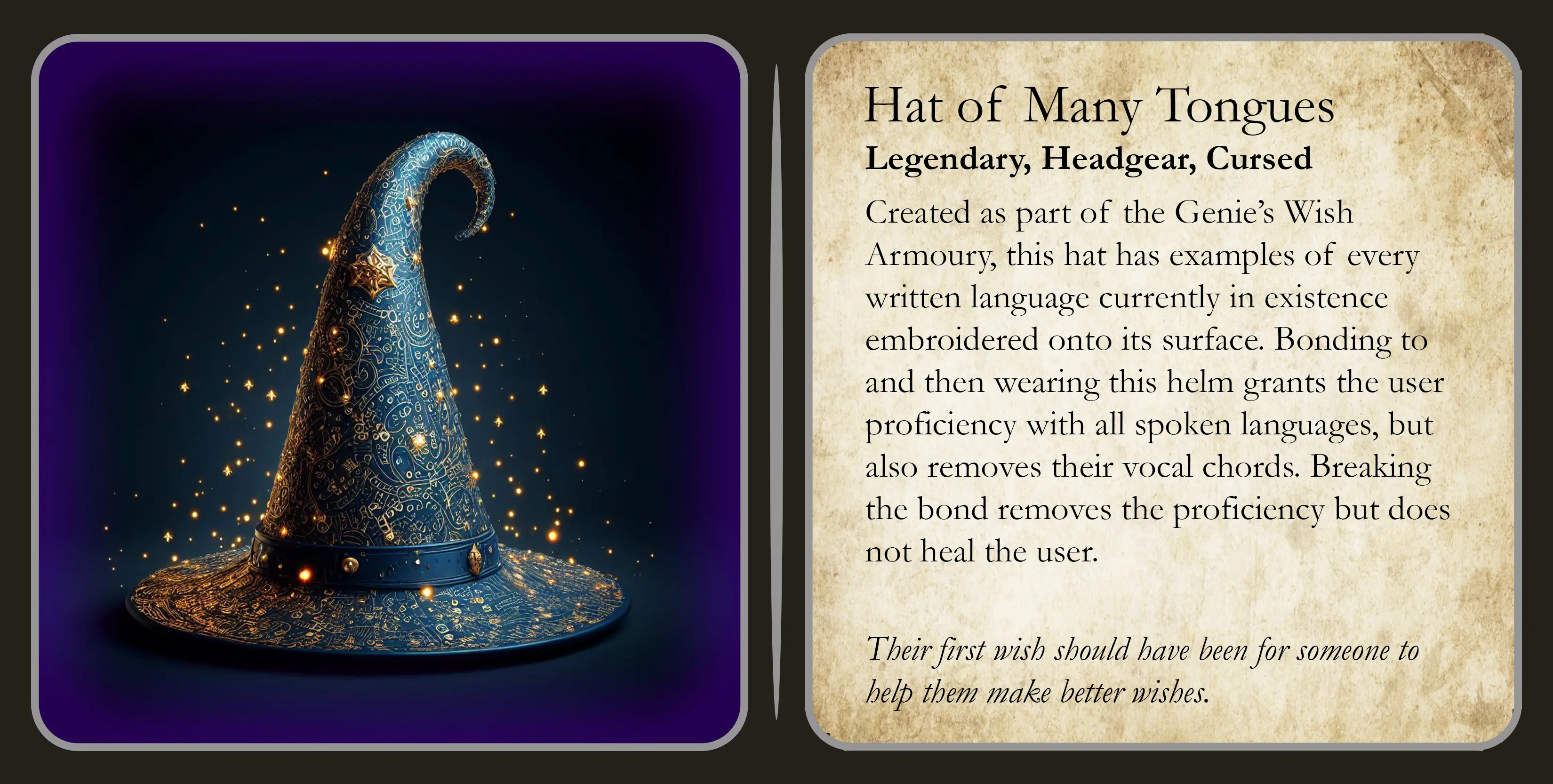 Hat of Many Tongues