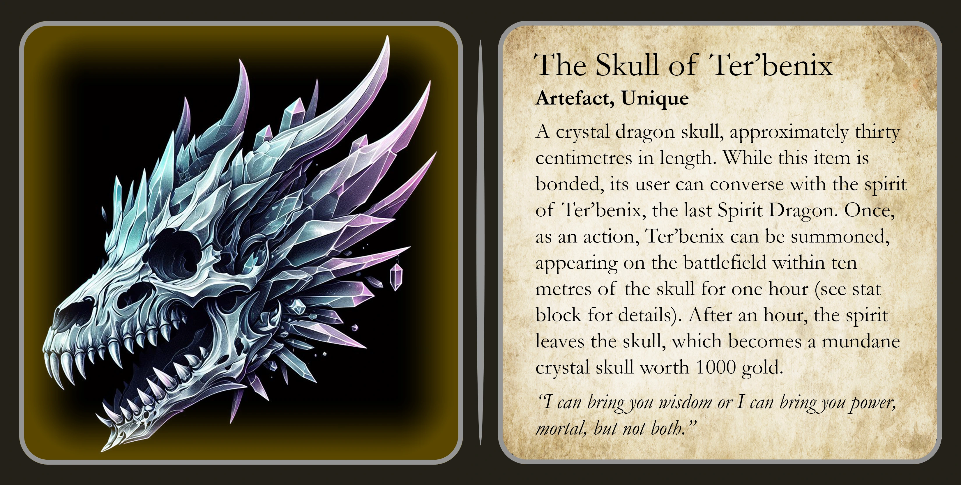 The Skull of Ter'benix