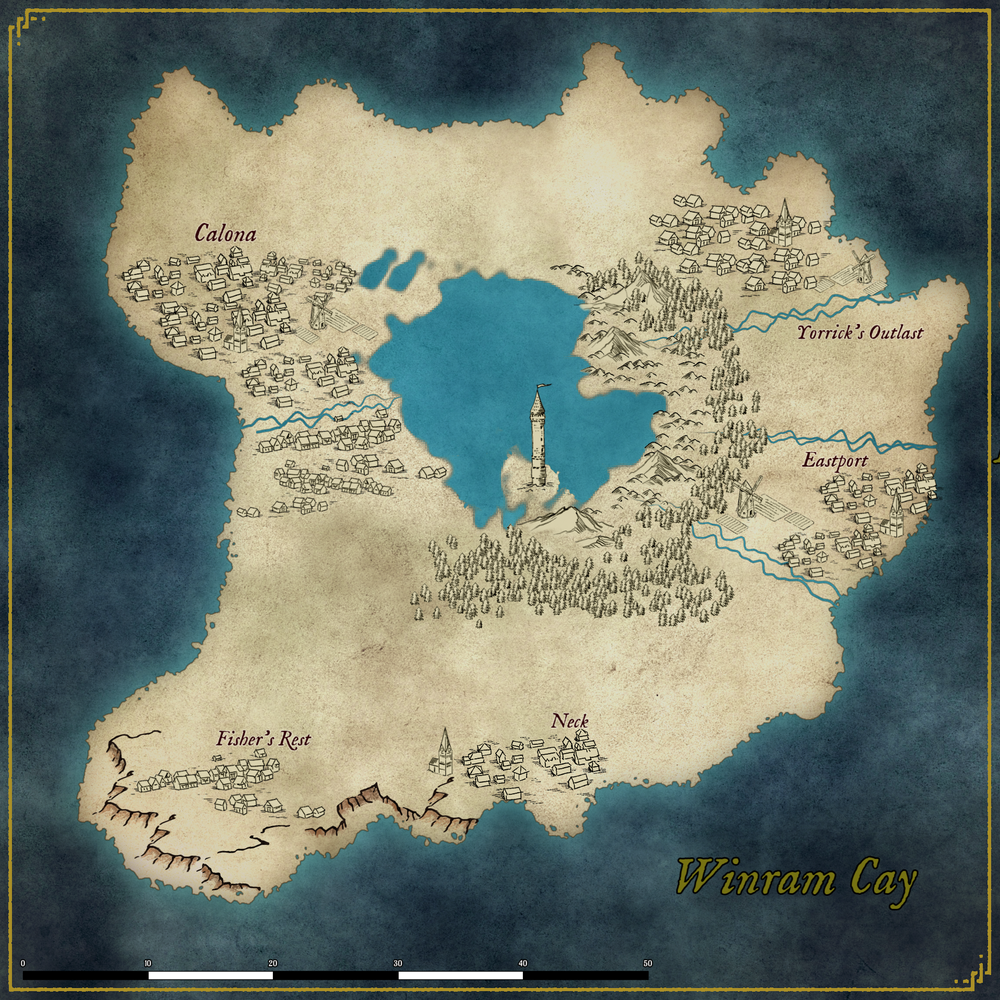 Winram Cay map